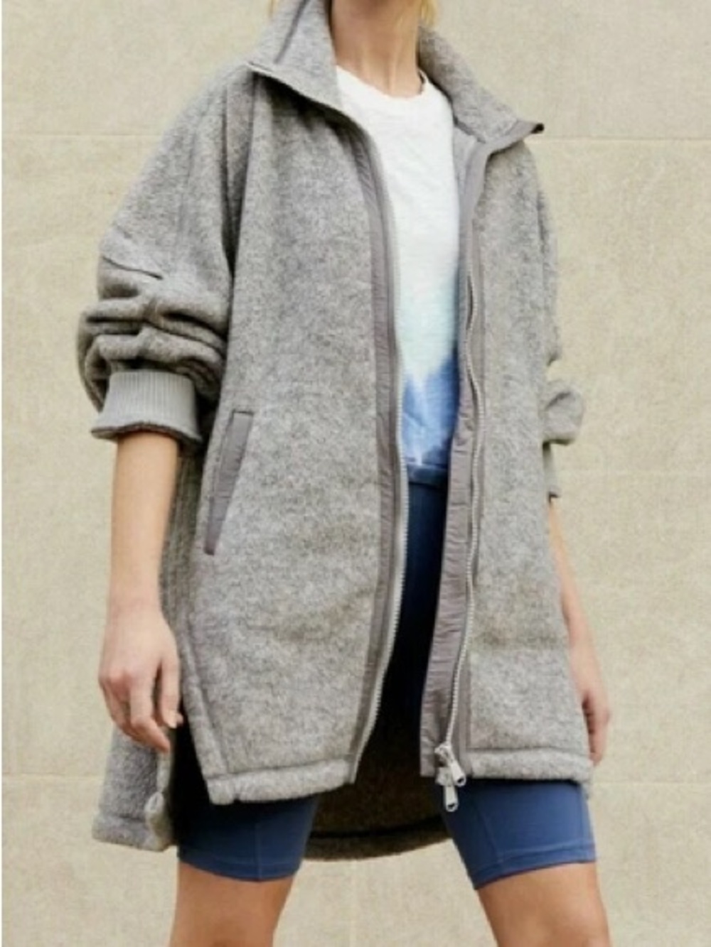 Fp movement Sherpa polar tec oversized jacket